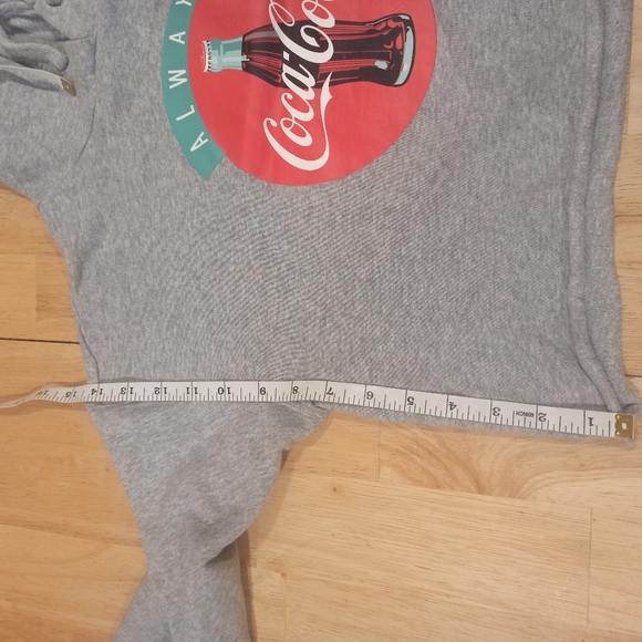 Cropped  sweatshirt Coca cola Hoodie - Picture 8 of 11